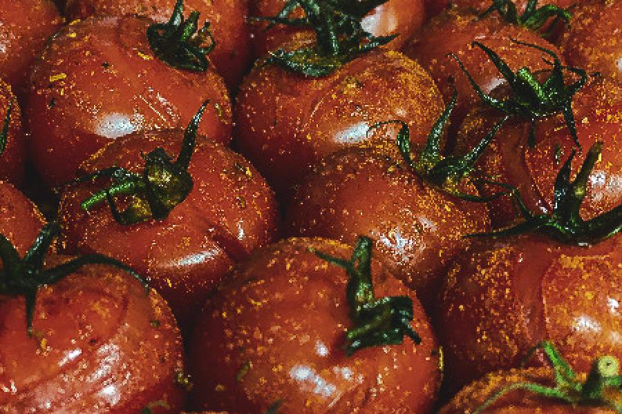 Tomates cerises rôties